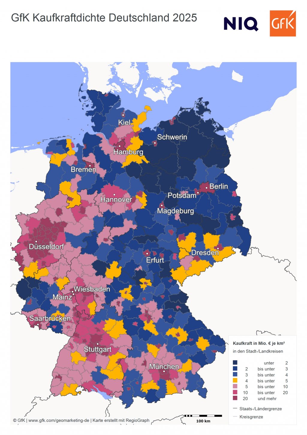 GfK-Studie zur Kaufkraft Deutschland 2025 | Elektromarkt | Fachmagazin