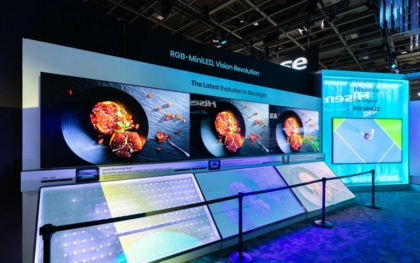 Hisense: „RGB MiniLED“-TV in 116 Zoll 