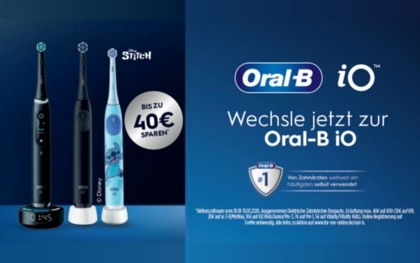 Oral-B erleichtert Umstieg auf elektrische Zahnpflege