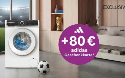 Wäschepflege-Aktion zur Fußball WM von Bosch