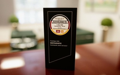 Nachhaltigkeits-Award für Wertgarantie