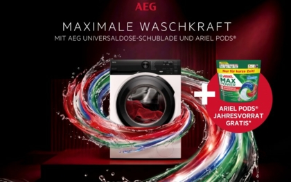 Gemeinsame Kampagne von AEG & Ariel