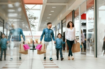Familie-Shopping