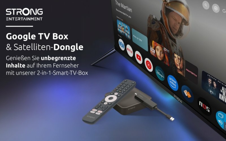 Neue 2-in-1-Streamingbox „SRT427“ von Strong