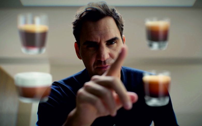 Jura-Kampagne mit Roger Federer